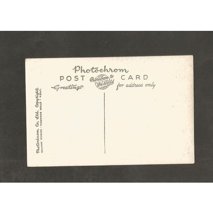Postcard Cornwall Penzance St Michaels Mount floodlighting 1953 Coronation