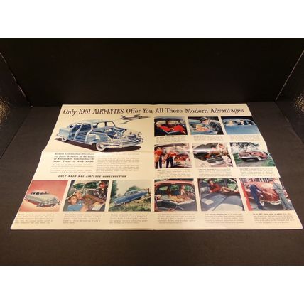 The 1951 Nash Airflytes Sales Brochure A Car for Every Income
