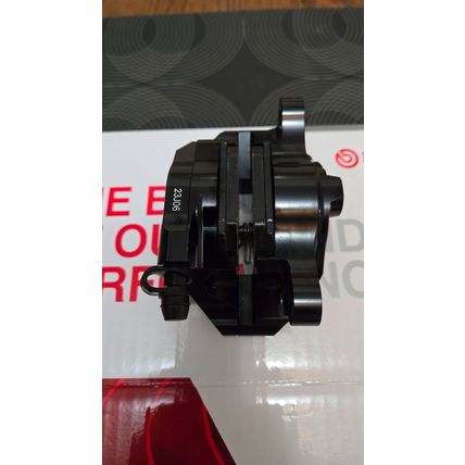 Brembo CNC billet Racing P2 34 84mm black rear brake caliper pads Ducati Honda