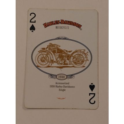 Vintage 1997 Harley Davidson Motorcycle Deck Of Playing Cards 1903-1929