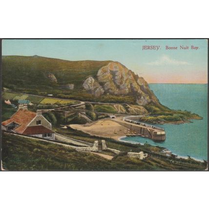 Bonne Nuit Bay, Jersey, 1925 - Postcard