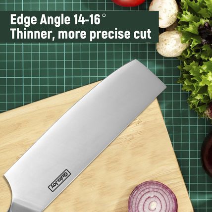 Qulajoy Vegetable Cleaver - Japanese Cleaver Chopping Knife High Carbon Stainles
