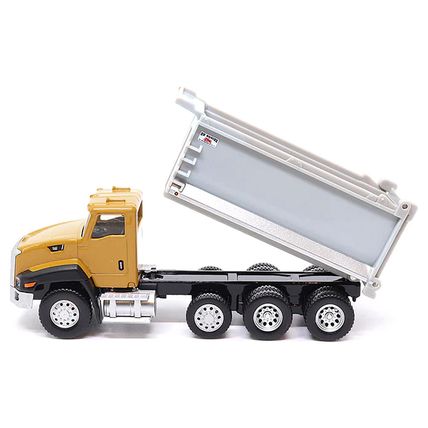 CAT Caterpillar CT660 Dump Truck Yellow and Gray 1/64 Diecast Model by Diecas...
