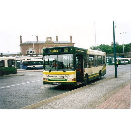 Colour Photograph of Blackburn Borough Transport Ltd. - V654 HEC