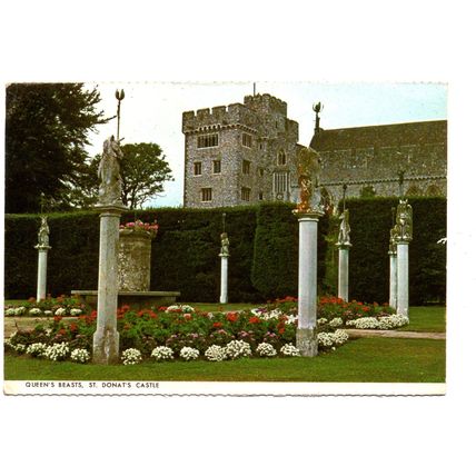 Queen`s Beasts, St Donats Castle - Postally Used - Glamorgan Fed of Women`s Inst
