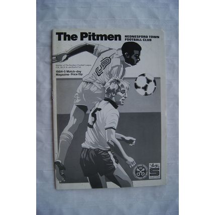 1984 programme Hednesford Town v. Oldbury United
