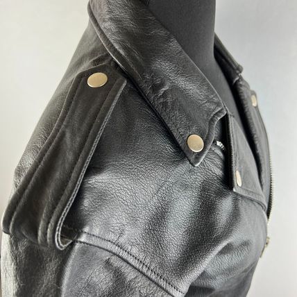 KC Collections Biker Leather Moto Motorcycle Jacket