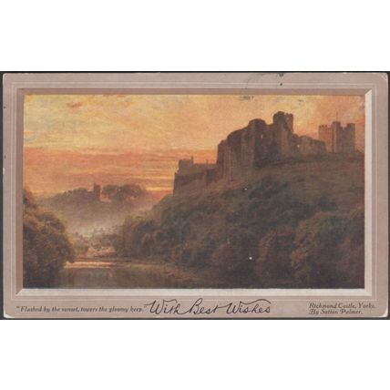 Richmond Castle, Yorkshire, 1915 - James Henderson Postcard