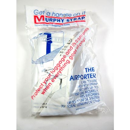 Vintage Murphy Security Luggage Strap Rainbow 'The Airporter' Fits Up to 150lb