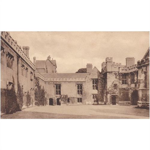 Oxford Merton College Quad Oxfordshire Postcard (OX70479)