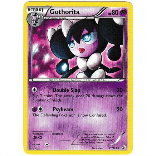 Pokemon B&W Legendary Treasures - #71/113 - Gothorita