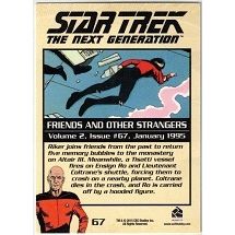 STAR TREK THE NEXT GENERATION ' COMIC ' card # 67 (2015)