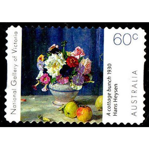 Australia 2011 Flowers 60c Used P&S Stamp Hans Heysen