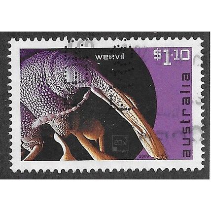 AUS 2009 $1.10 'MICRO MONSTERS- WEEVIL' FINE USED (EBID66-722)