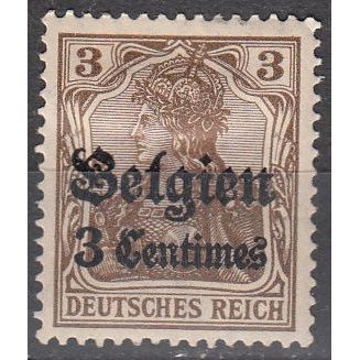 Belgique 1914 Michel Occupation 1 Neuf * Cote (2011) 0.40 € Germania