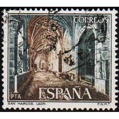 Spain. 1976 1p S.G.2379 Used