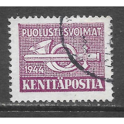 FINLAND 1944 MILITARY FIELD POST STAMP USED