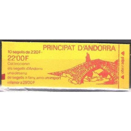 Andorre Français 1988 Michel Carnet 387 Neuf ** Cote (2008) 13.00 € Blason