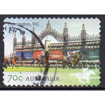 Australia 2014 Australian Racecourses - Flemington, Vic 70c s/a Used