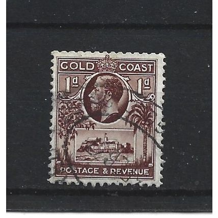 GoldCoast.SG104 1d Red-Brown.Fine Used.Jun25h