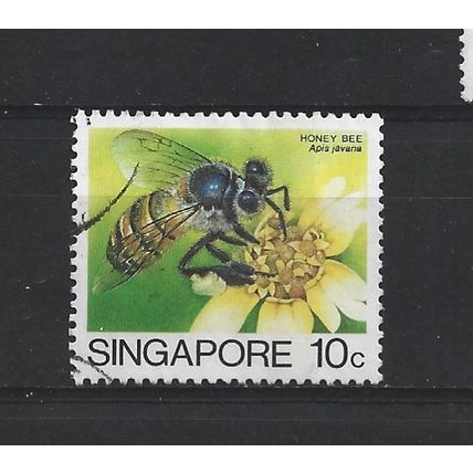 Singapore.SG492 10c Bee.Fine Used.Jul25