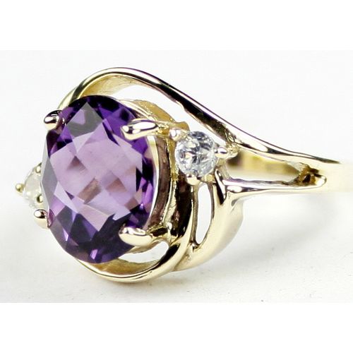Amethyst, 10KY Gold Ring, R021
