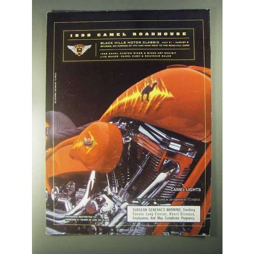 1998 Camel Cigarettes Ad - Roadhouse - Black Hills Motor Classic