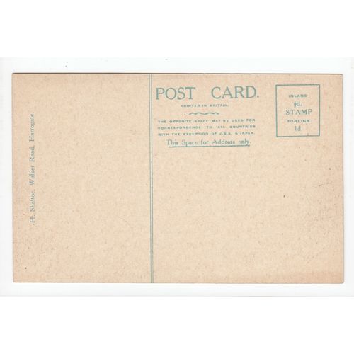 Village of Bishop Monkton Postcard North Yorkshire Publisher H Shaftoe