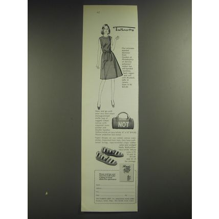 1974 Talbots Ad - Gordon of Philadelphia Dress, Duffle Bag, Canvas Espadrilles