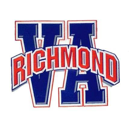 Richmond Virginia Initial Fridge Magnet