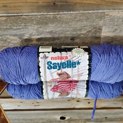 Natura Sayelle 4-Ply Dupont Orlon Yarn Purple 9784 - 3 skeins