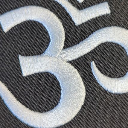 Om Hindu Symbol Iron On Patch Sew Spiritual Badge 8cm x 8cm Badges Patches P310