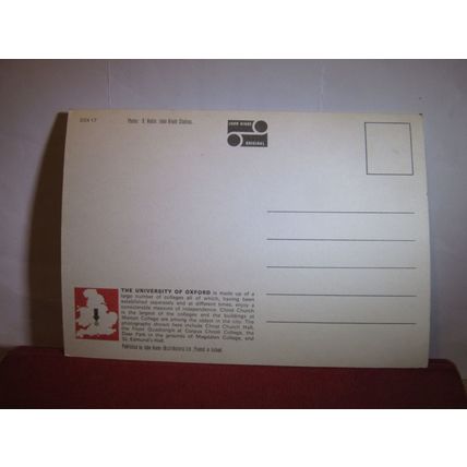 multiview, OXFORD COLLEGES, unused postcard by John Hinde =