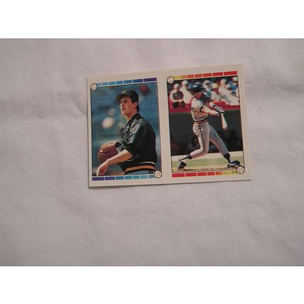 Bobby Bonilla 1989 Topps Stickerback NO. 40 stickers John Smiley Tom Brookens