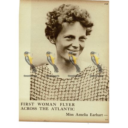 Amelia Earhart, 1928, Book Illustration, 1938