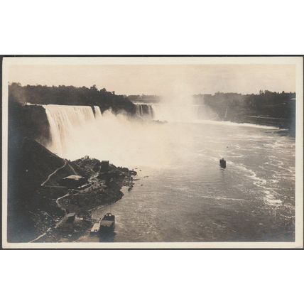 American Falls, Niagara, New York, c.1930s - AZO RPPC