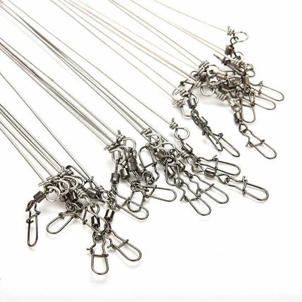 5Pcs 5 Arms Umbrella Rigs Fishing Bass Lures Bait Swivels Hooks Kit UK Seller