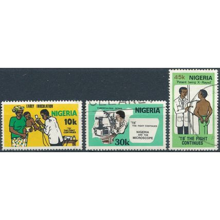 Centenary of Discovery Tubercle Bacillus - Nigeria 1982 - NM H & F H - SG 431/3