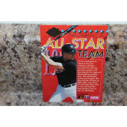 1994 fleer ultra baseball all-star cal ripken jr. hof card#4 of 20