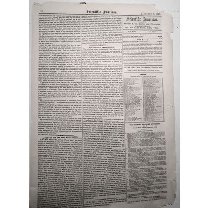 New York Anchorage Of The East River Bridge -Scientific American January 8, 1876