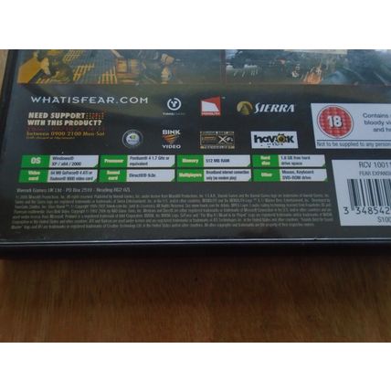 FEAR Extraction Point Expansion Pack PC DVD