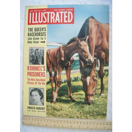 1953 Illustrated, 11th May, Royal portfolio No. 6 Princess Margaret, racehorses