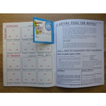 Panini Football 80 - Empty Sticker Album