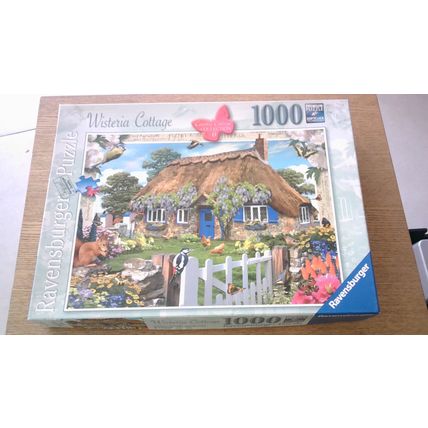COUNTRY COTTAGE No. 6: WISTERIA COTTAGE Jigsaw (1000 Piece) Ravensburger (2012)