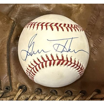 Gorman Thomas Signed Autographed Official American League (OAL) Baseball