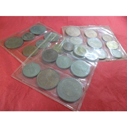 3 x 1953 Elizabeth II coin sets - scarce.
