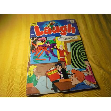 LAUGH COMICS # 191 – Feb. 1967 – VG/FN! Groovy Pop Art Cover! $13.00 Shipped!