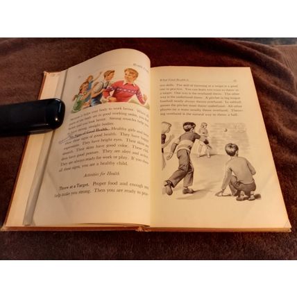 Old Vintage Basic Reader Health Trails The Road To Health By Edwina Jones 1949