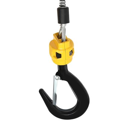 3-In-1 Electric Hoist Winch, 1100Lbs 1500W Portable Electric Hoist Crane 25Ft Li