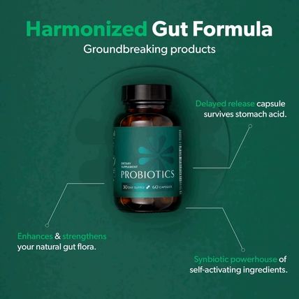 4Box Intestinal Probiotic, Promotes Digestive Regularity, Balances Gut Bacteria